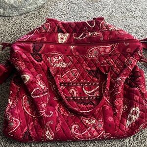 Ver Bradley Res Paisley Quilted Tote Bag